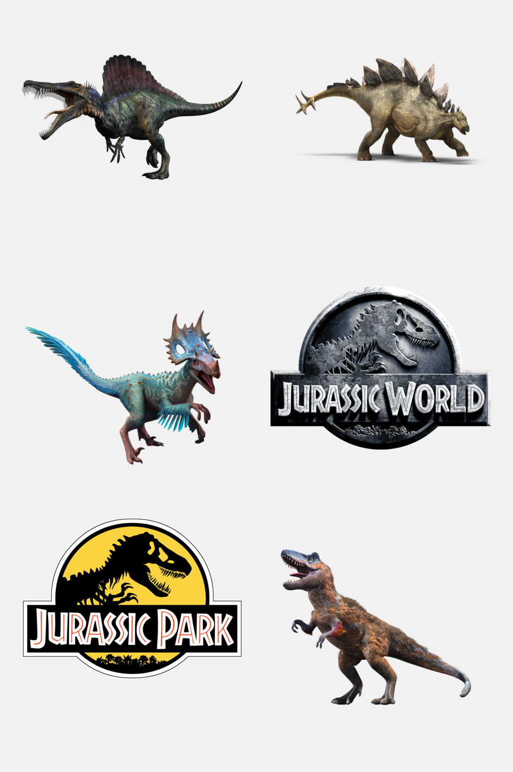 时尚大气侏罗纪恐龙免抠素材