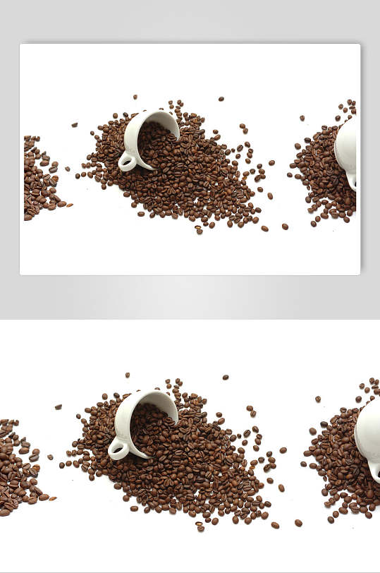 新鲜咖啡豆摄影图片