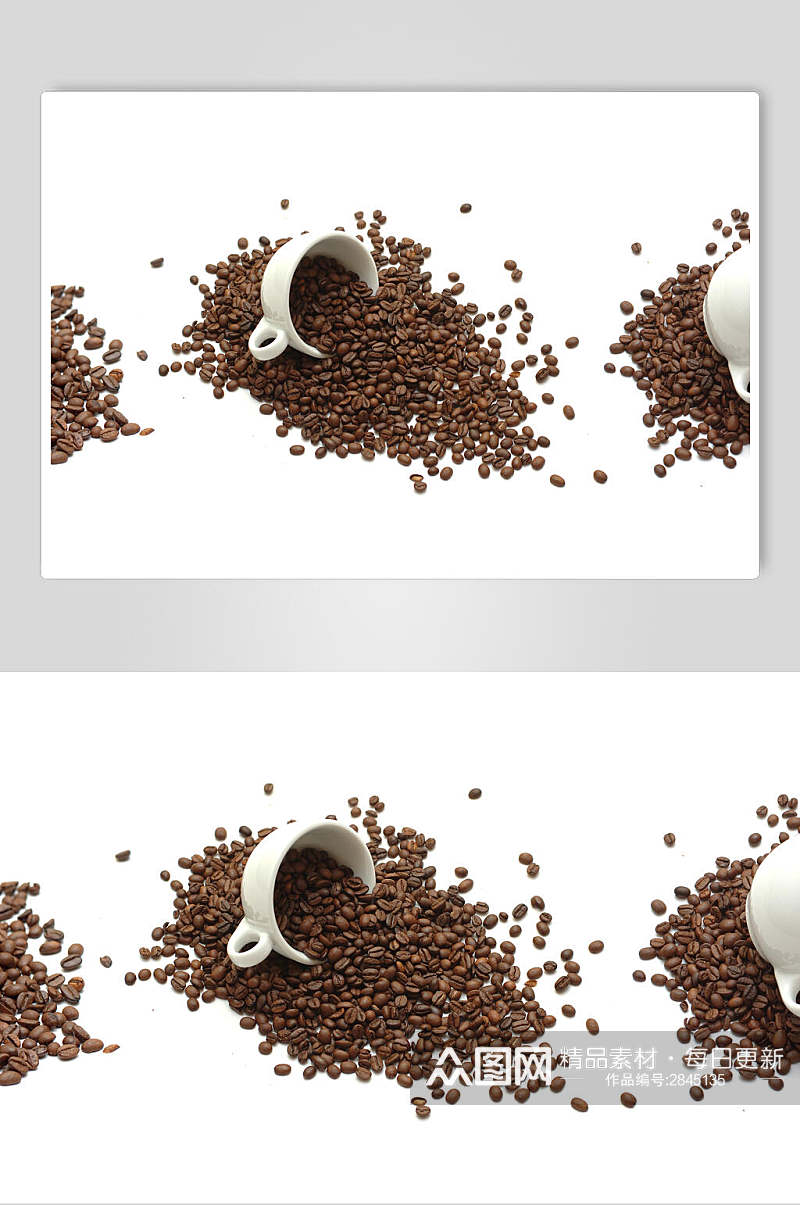 新鲜咖啡豆摄影图片素材