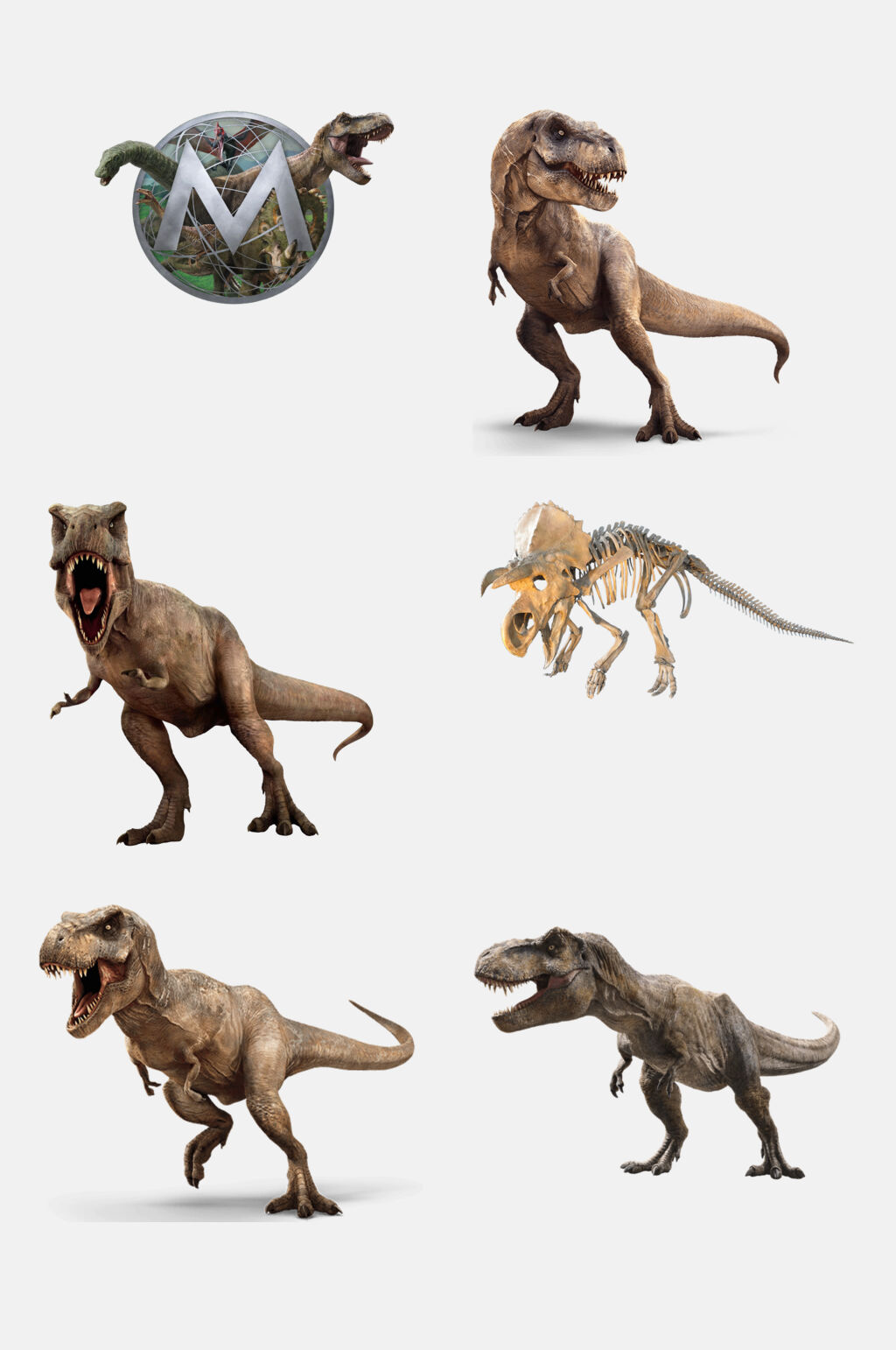 高端精美侏罗纪恐龙免抠素材