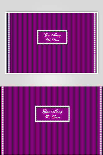 紫色英文婚庆舞台背景设计素材