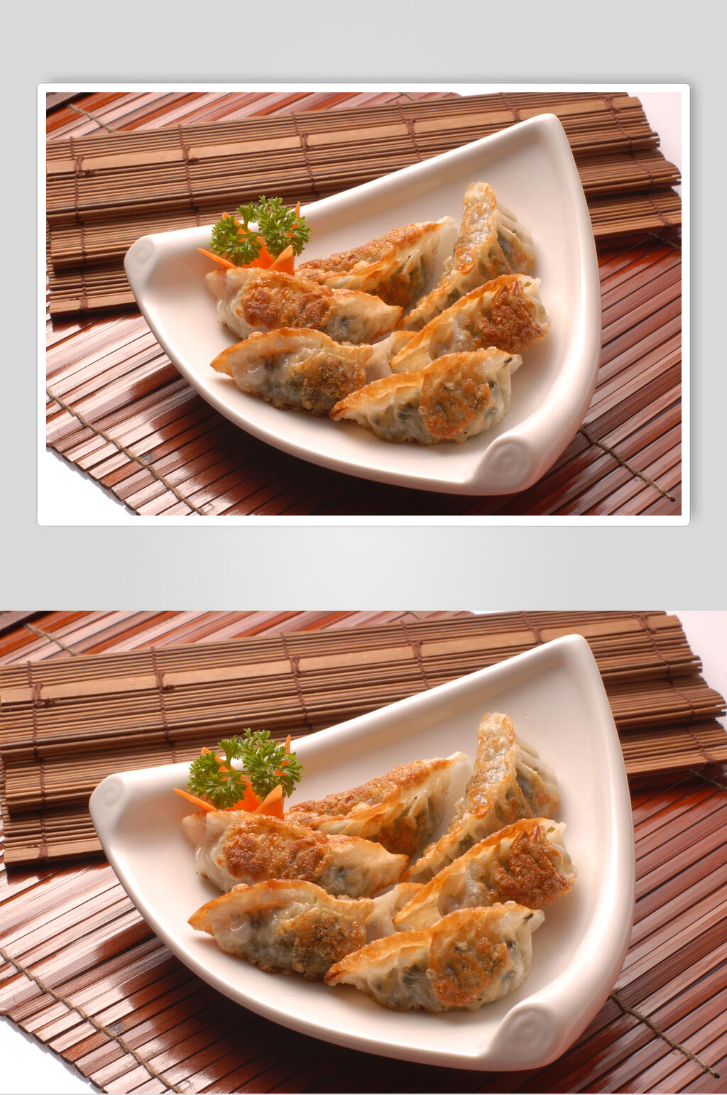 小吃生煎锅贴食物高清图片素材