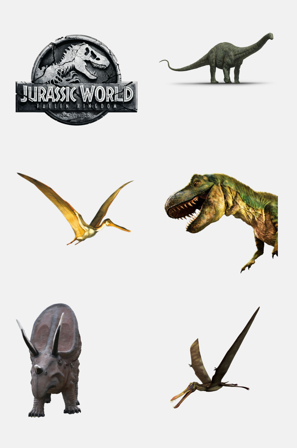 高端动物侏罗纪恐龙免抠素材