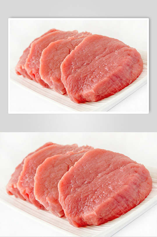 猪肉牛排餐饮图片