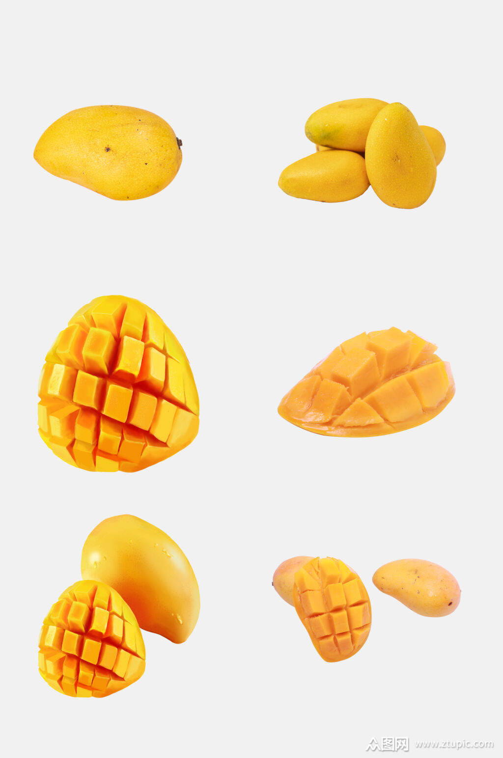 新鲜美味芒果免抠素材