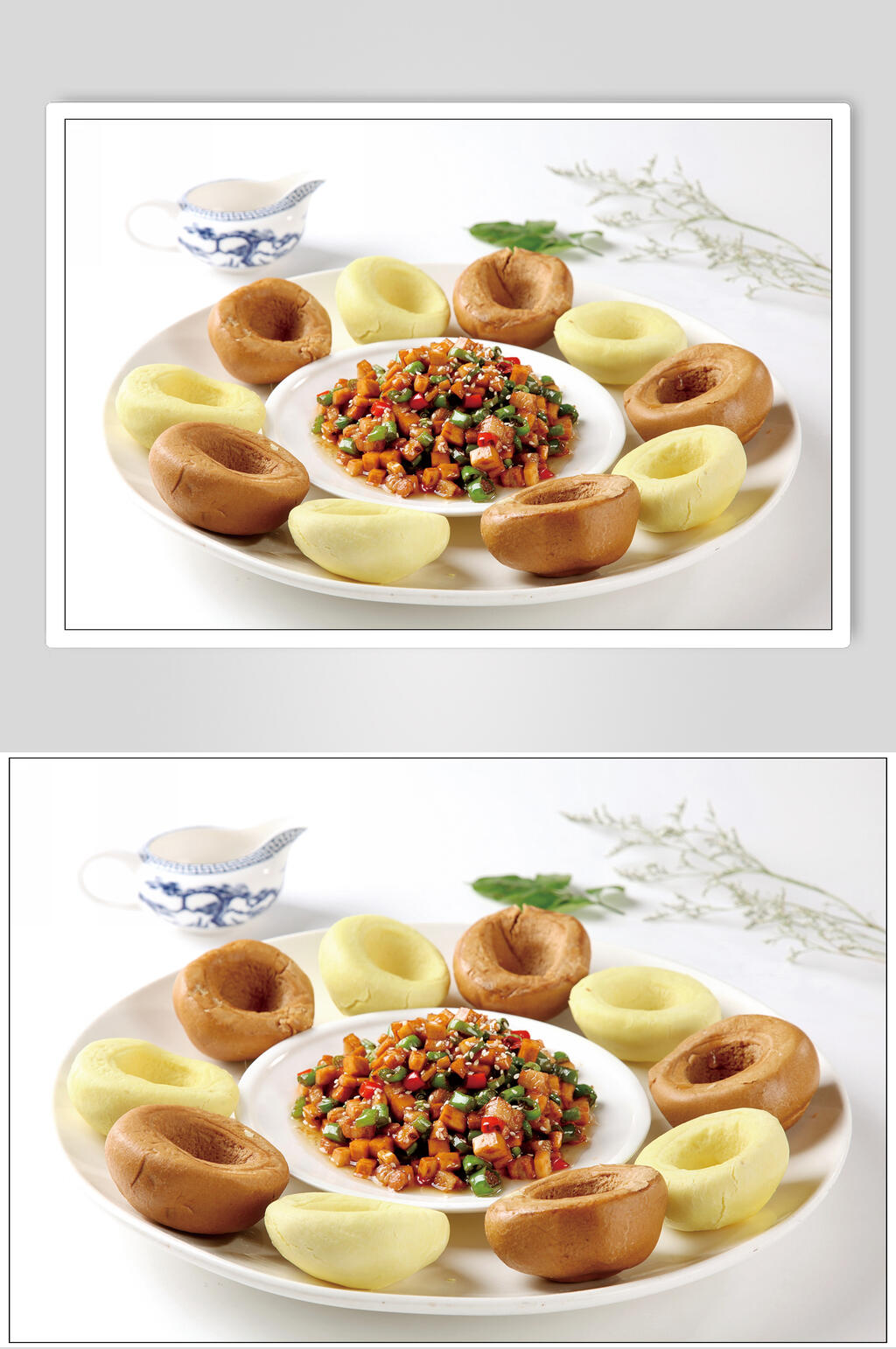 精品美味窝窝头餐饮图片素材