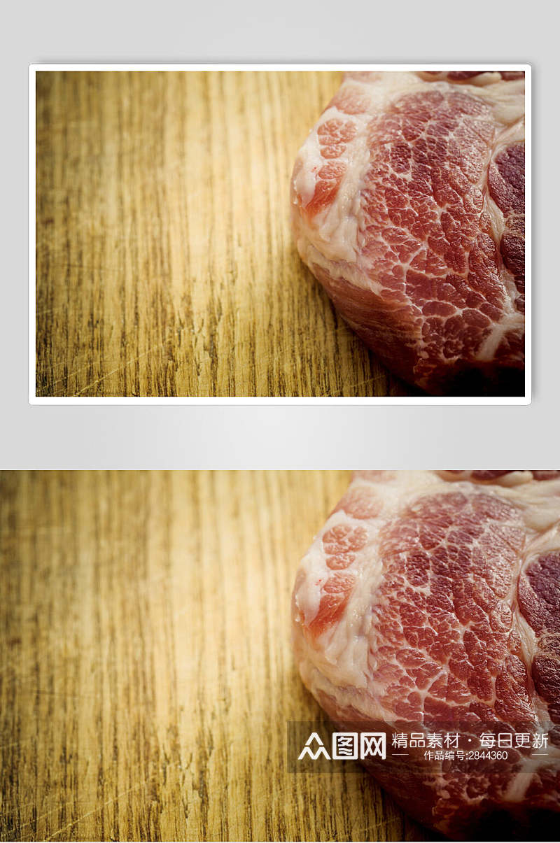 招牌猪肉牛排餐饮食品图片素材