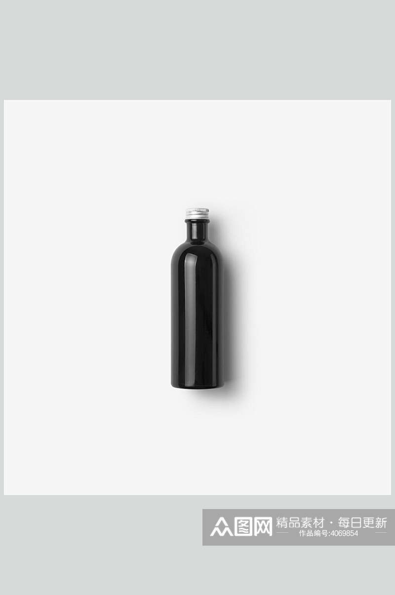 黑色阴影立体创意大气产品包装样机素材