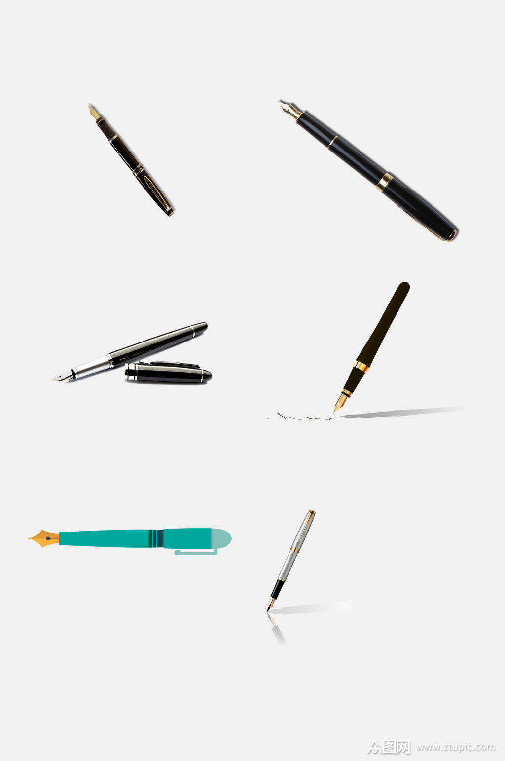 简洁大气钢笔免抠元素模板下载-编号2865340-众图网