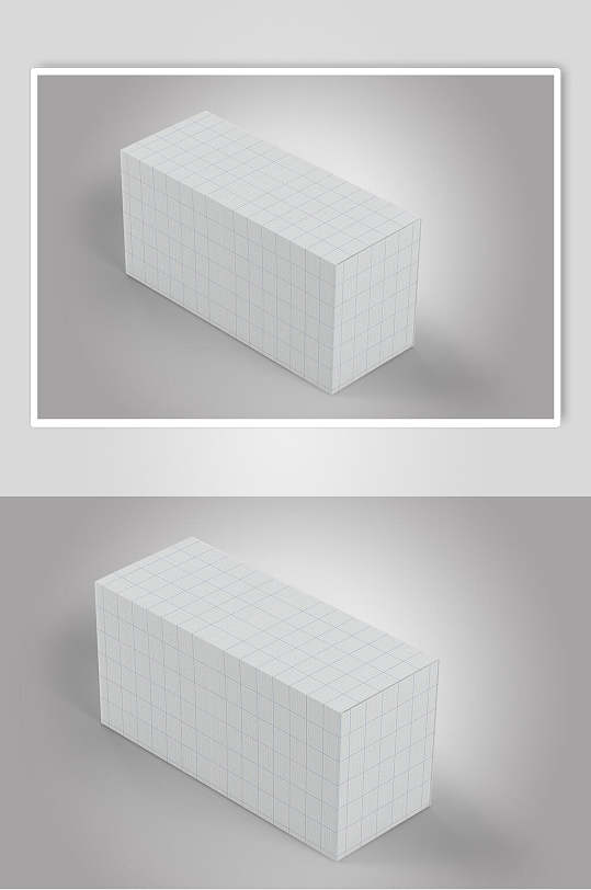 盒子打包纸盒贴图样机