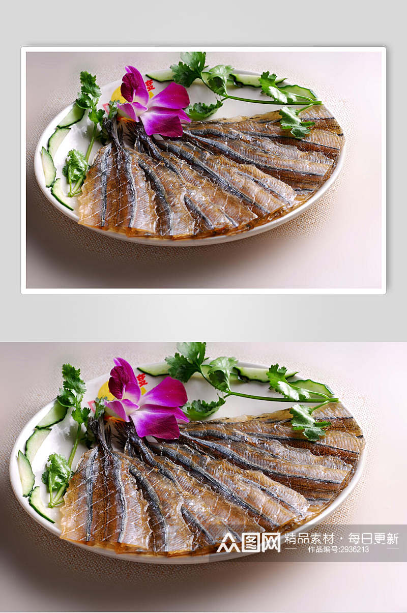 招牌美味鱼片海鲜生鲜图片素材