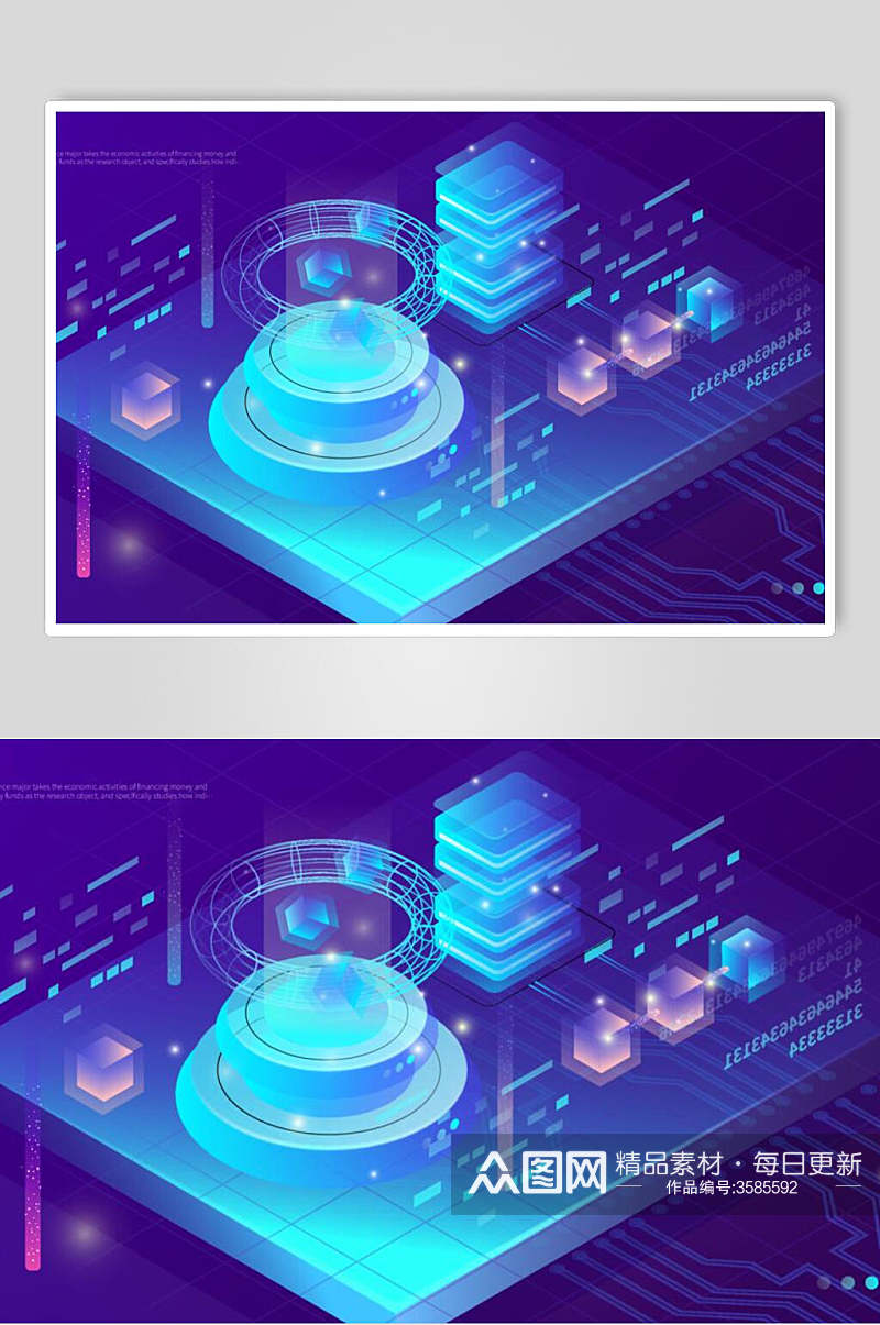 高端大气未来科技宇宙矢量素材素材
