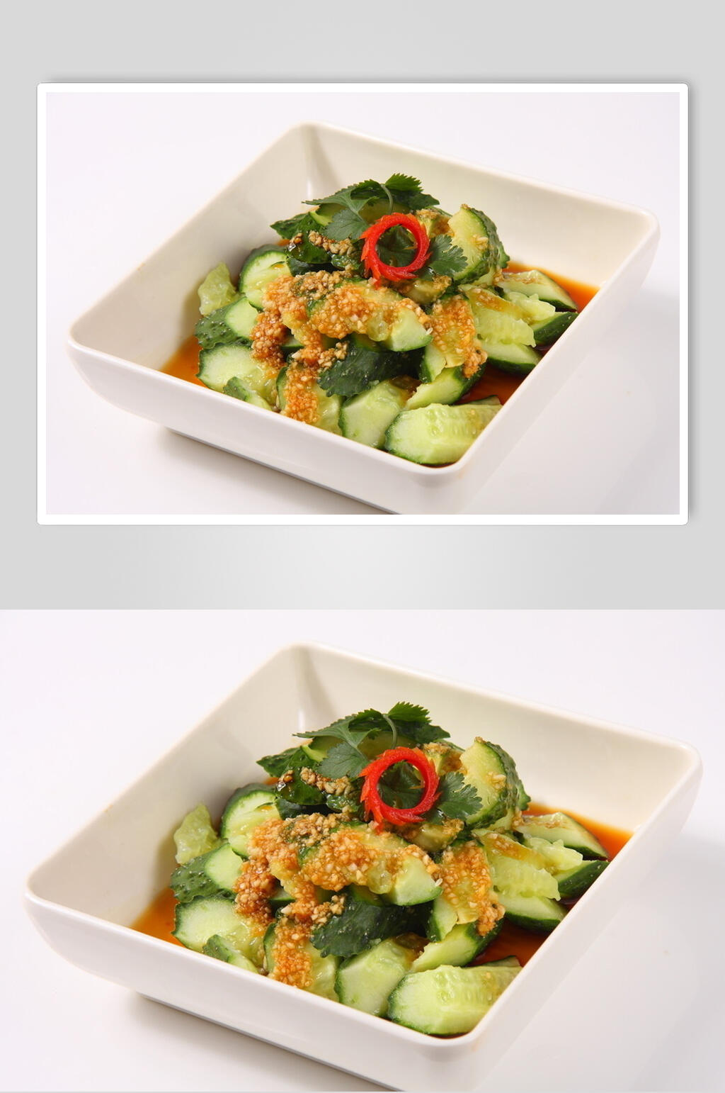 黄瓜凉菜素材冷拼食品摄影图片素材