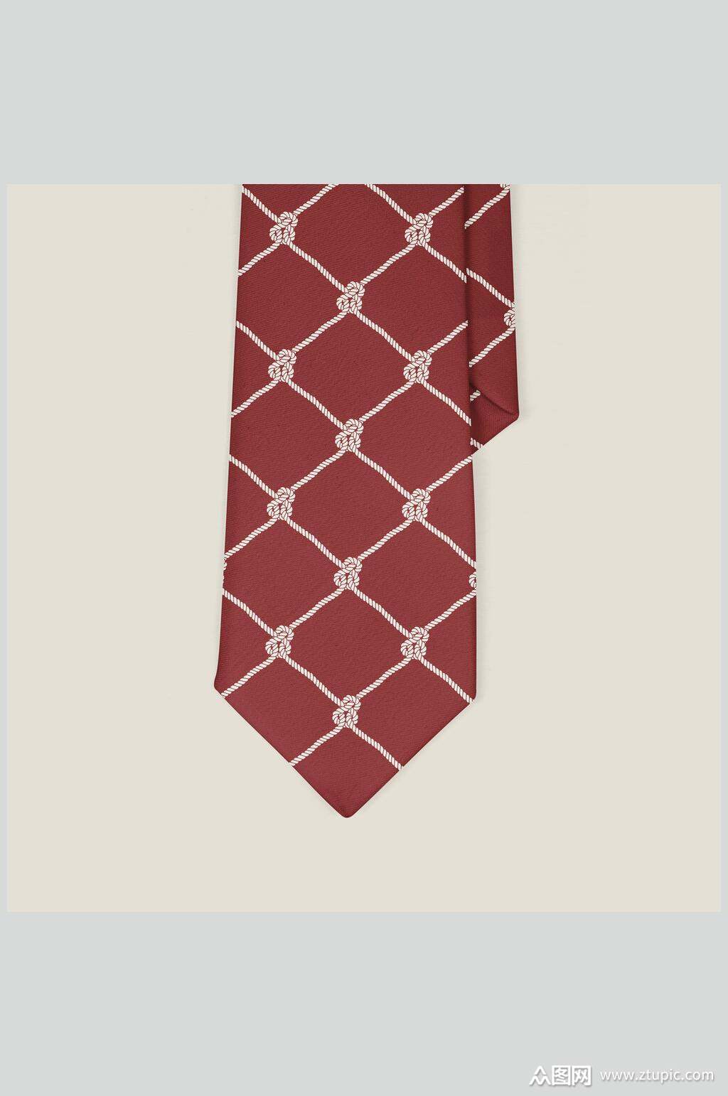 极简设计商务领带贴图样机素材