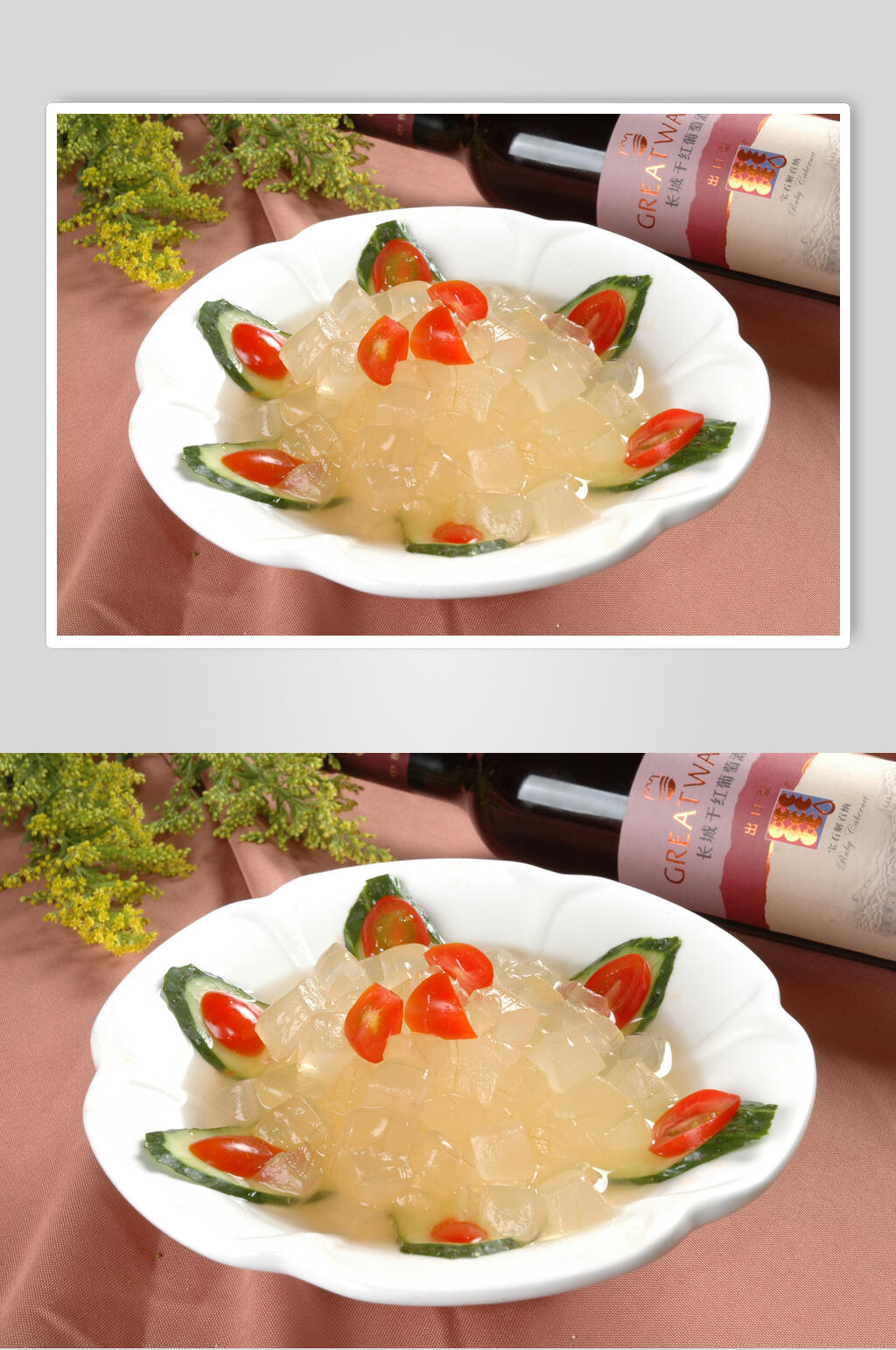 海葵拼盘凉菜素材冷拼图片