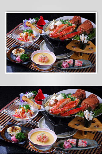 高端海鲜生鲜餐饮高清图片