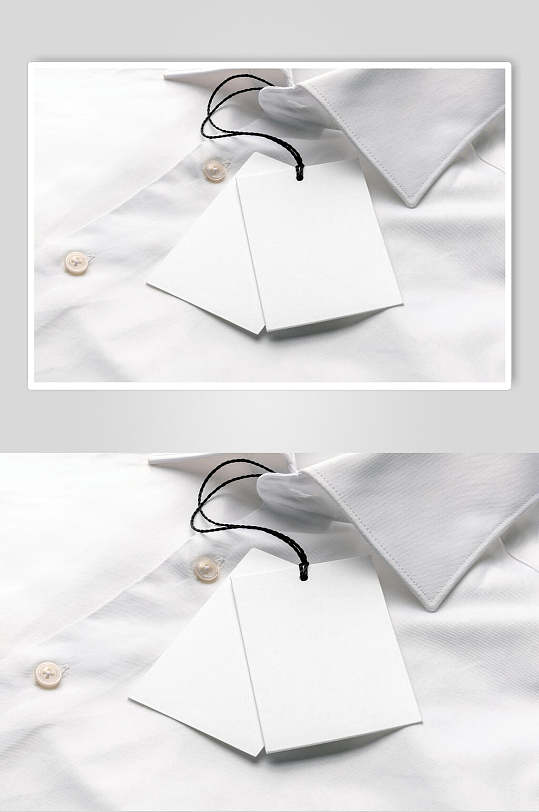 时尚创意衬衫吊牌服饰吊牌标签样机