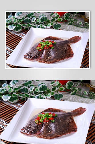 香辣多宝鱼海鲜生鲜食品摄影图片