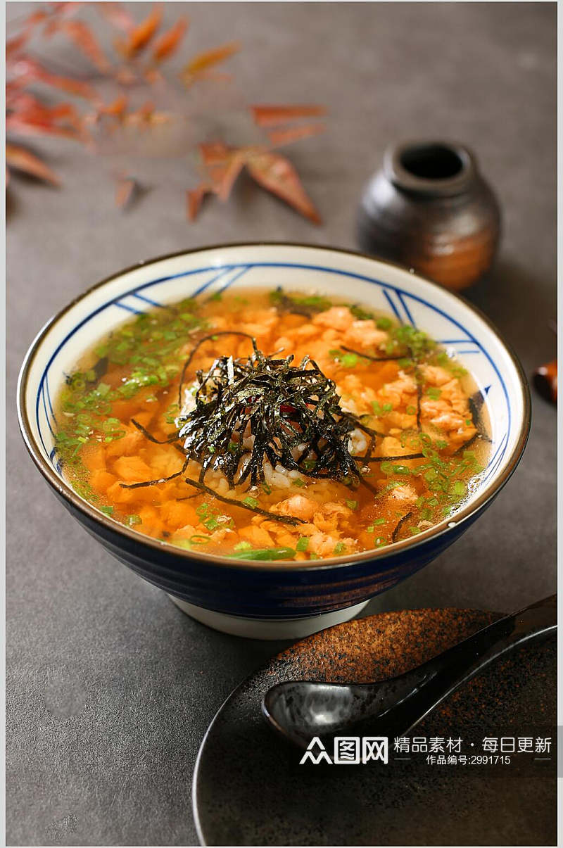 日式料理味增汤美食图片素材