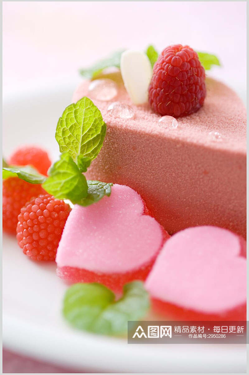 粉色糖果糕点冰品食品摄影图片素材