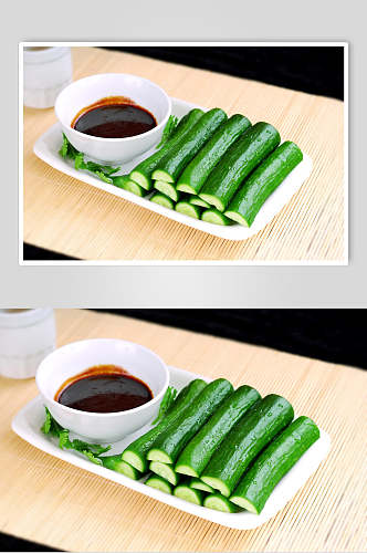 黄瓜凉菜素材冷拼食品高清图片