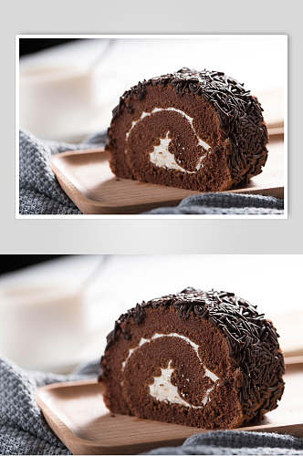 巧克力面包食品图片