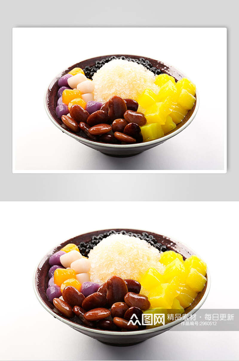 精品芋圆甜品食品图片素材