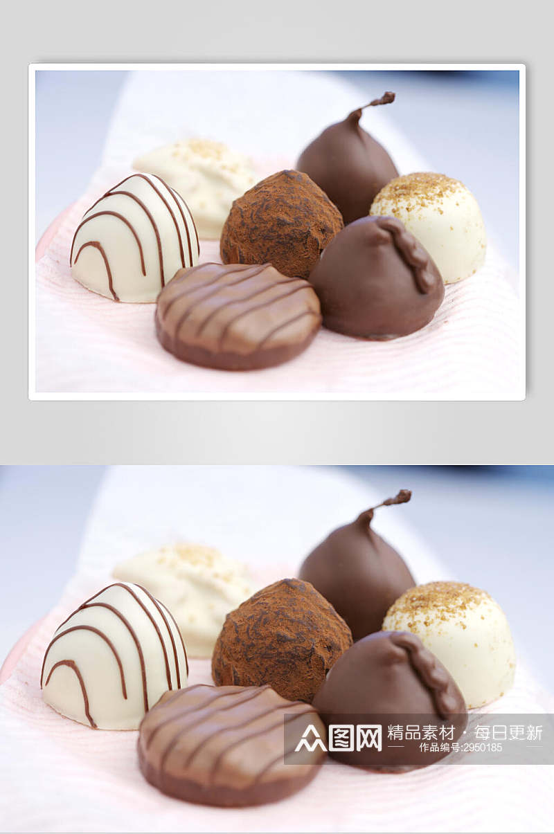 美味巧克力糖果摄影图片素材