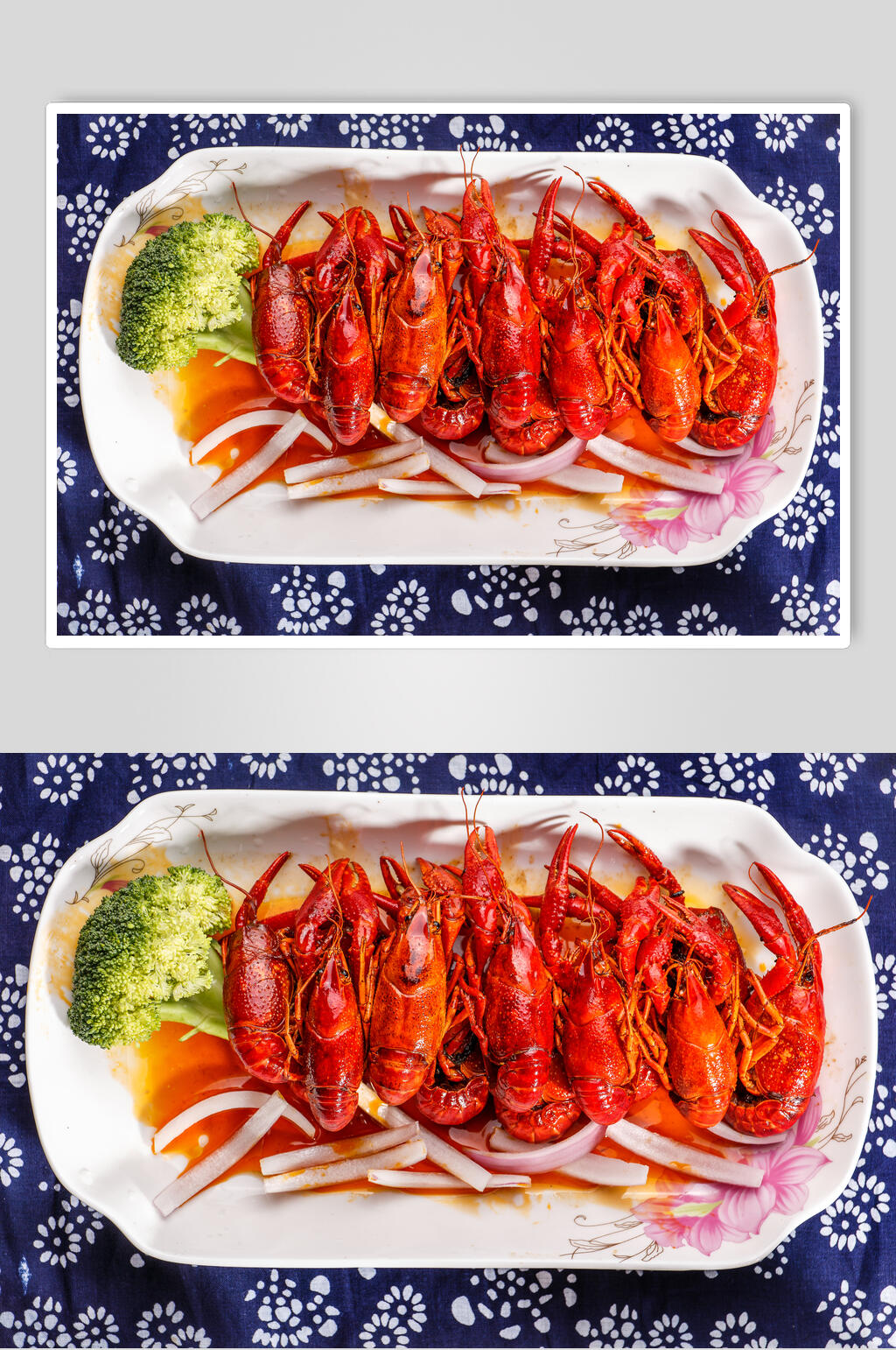 正宗美味小龙虾食品图片素材