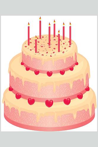 粉色甜品蛋糕食物高清图片