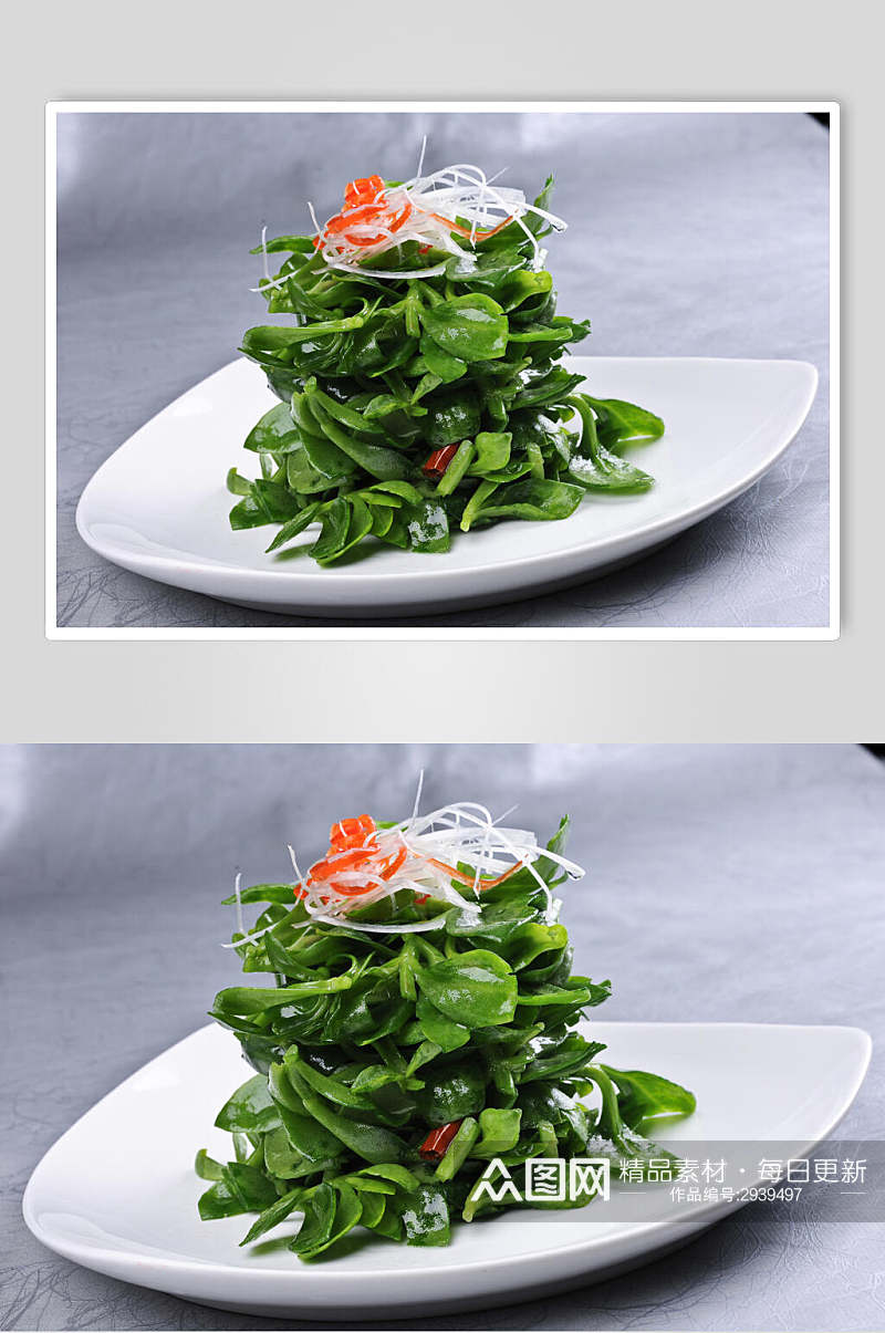 新鲜青菜凉菜素材冷拼摄影图片素材
