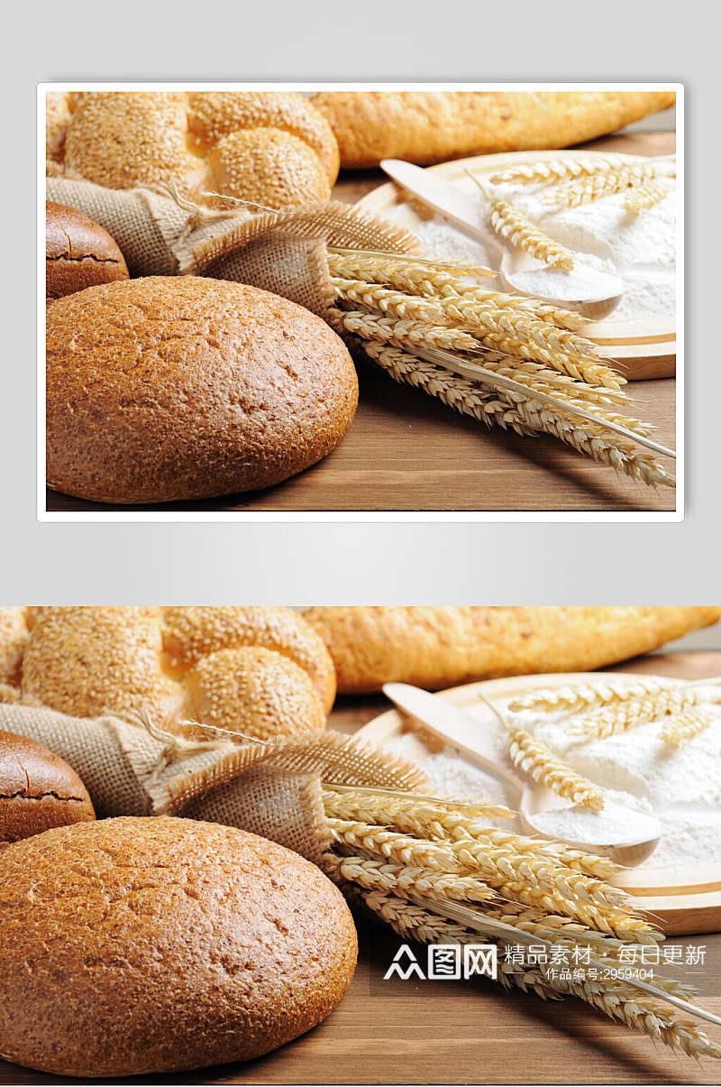 面包甜品糕点高清图片素材