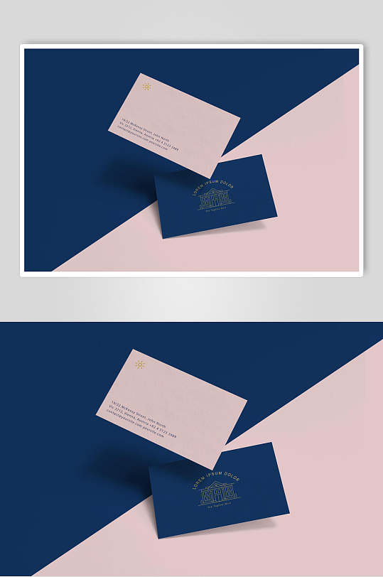 立即下载粉灰色时尚蓝色夹着展示名片卡片展示样机立即下载黑色炫酷