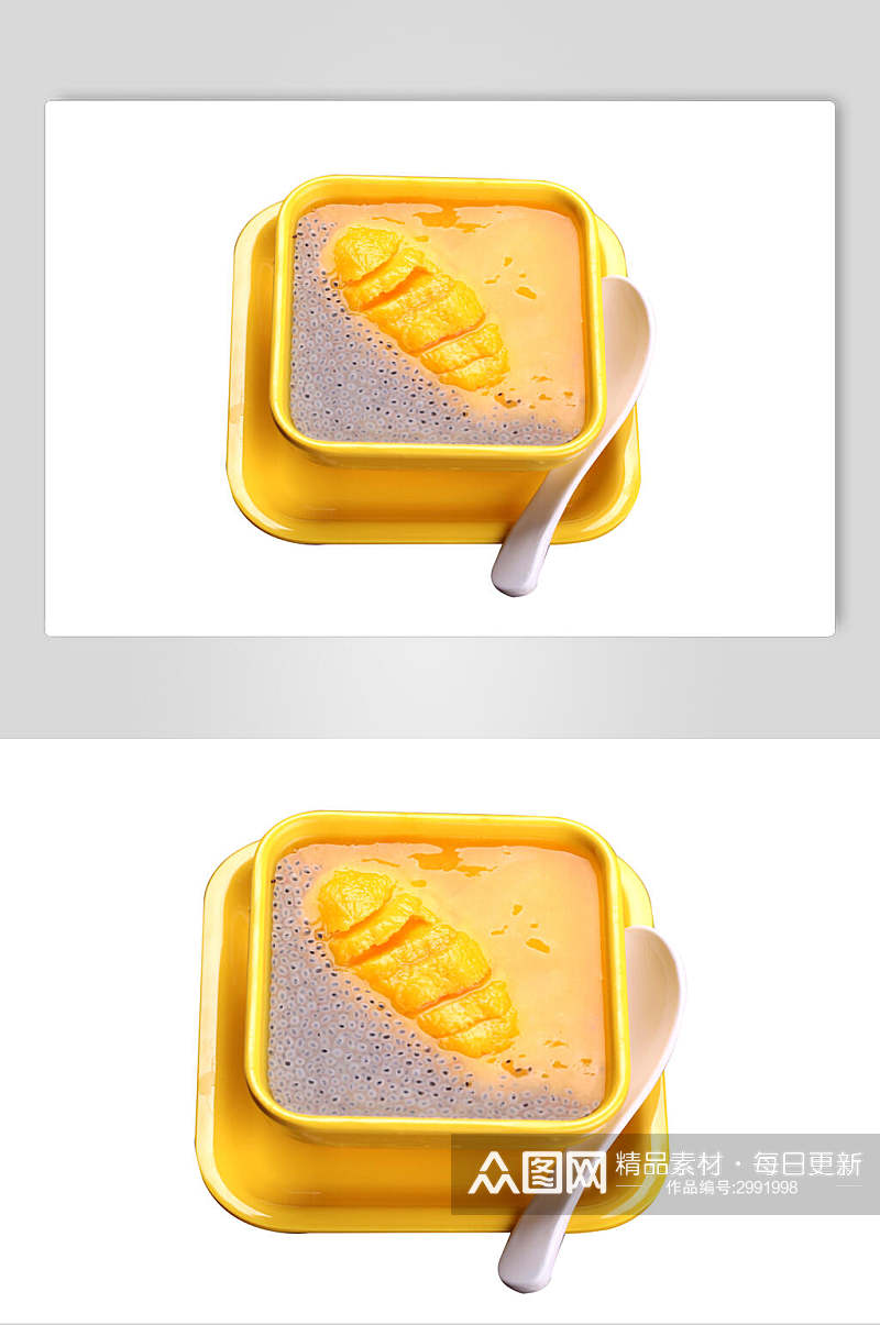 芒果饮料甜品图片素材