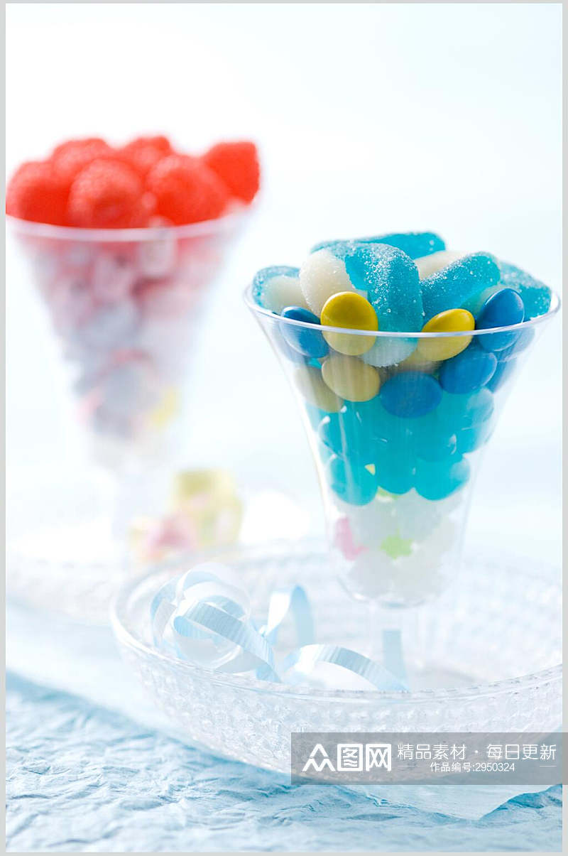 清新精致糖果糕点冰品高清图片素材