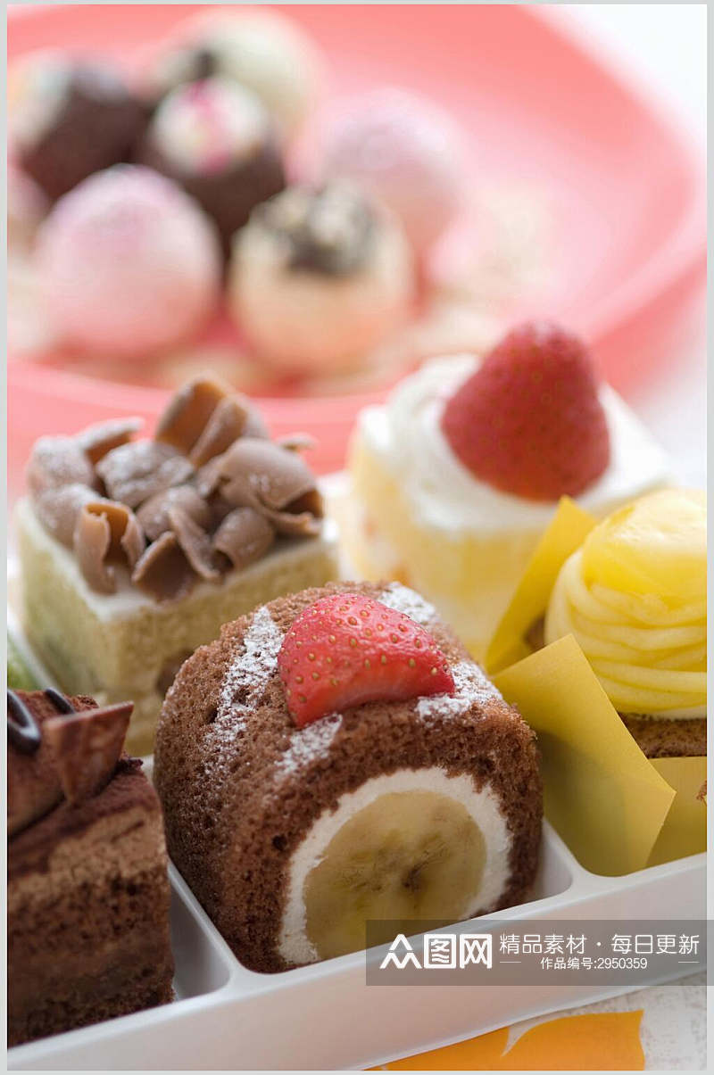 营养美味蛋糕糖果糕点冰品高清图片素材