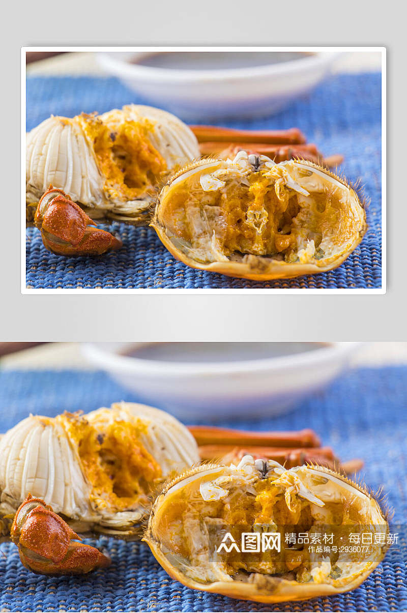 美味海鲜螃蟹大闸蟹美食高清图片素材