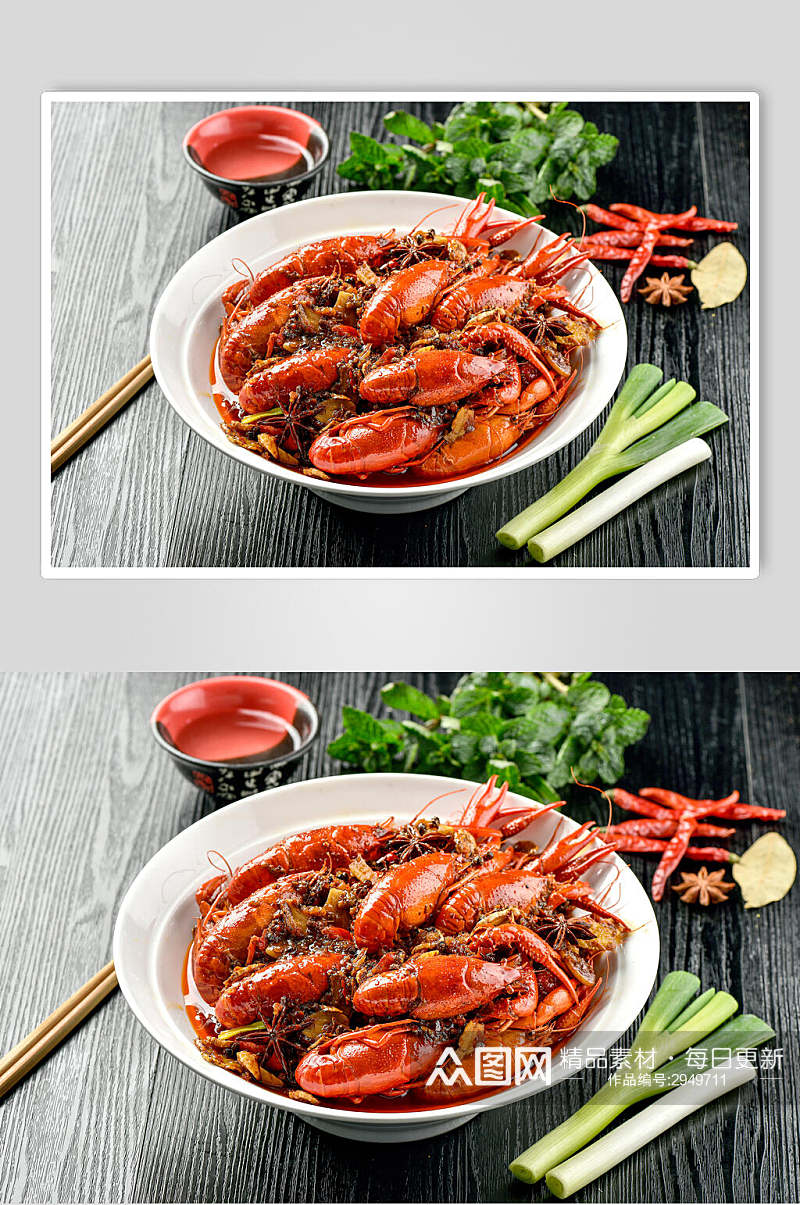 小龙虾食物图片素材