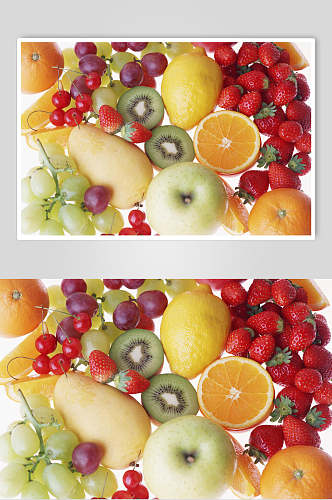 新鲜美味水果糕点食品图片
