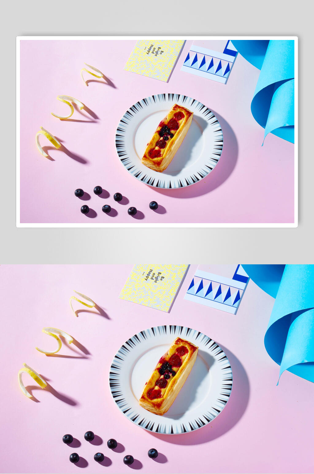 彩色面包食品摄影图片素材