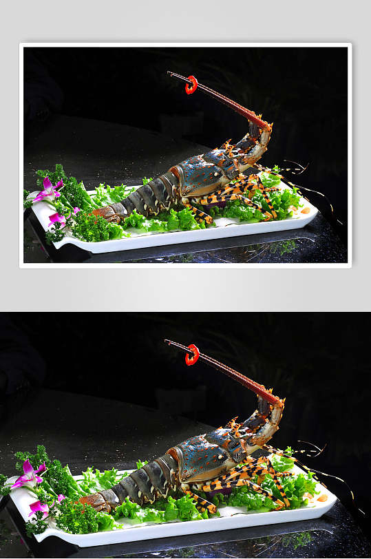 招牌大龙虾海鲜生鲜摄影图片