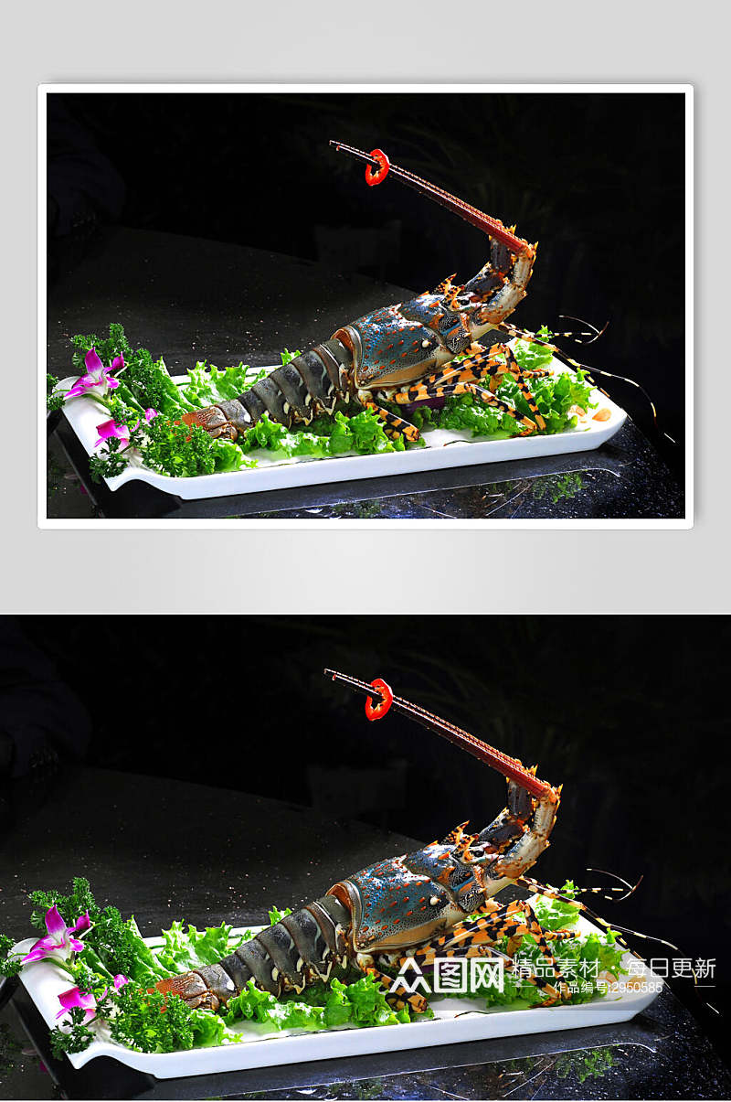 招牌大龙虾海鲜生鲜摄影图片素材