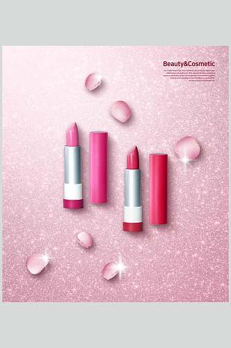 小清新水滴化妆品广告海报素材