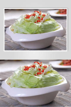 包菜凉菜素材冷拼食品摄影图片