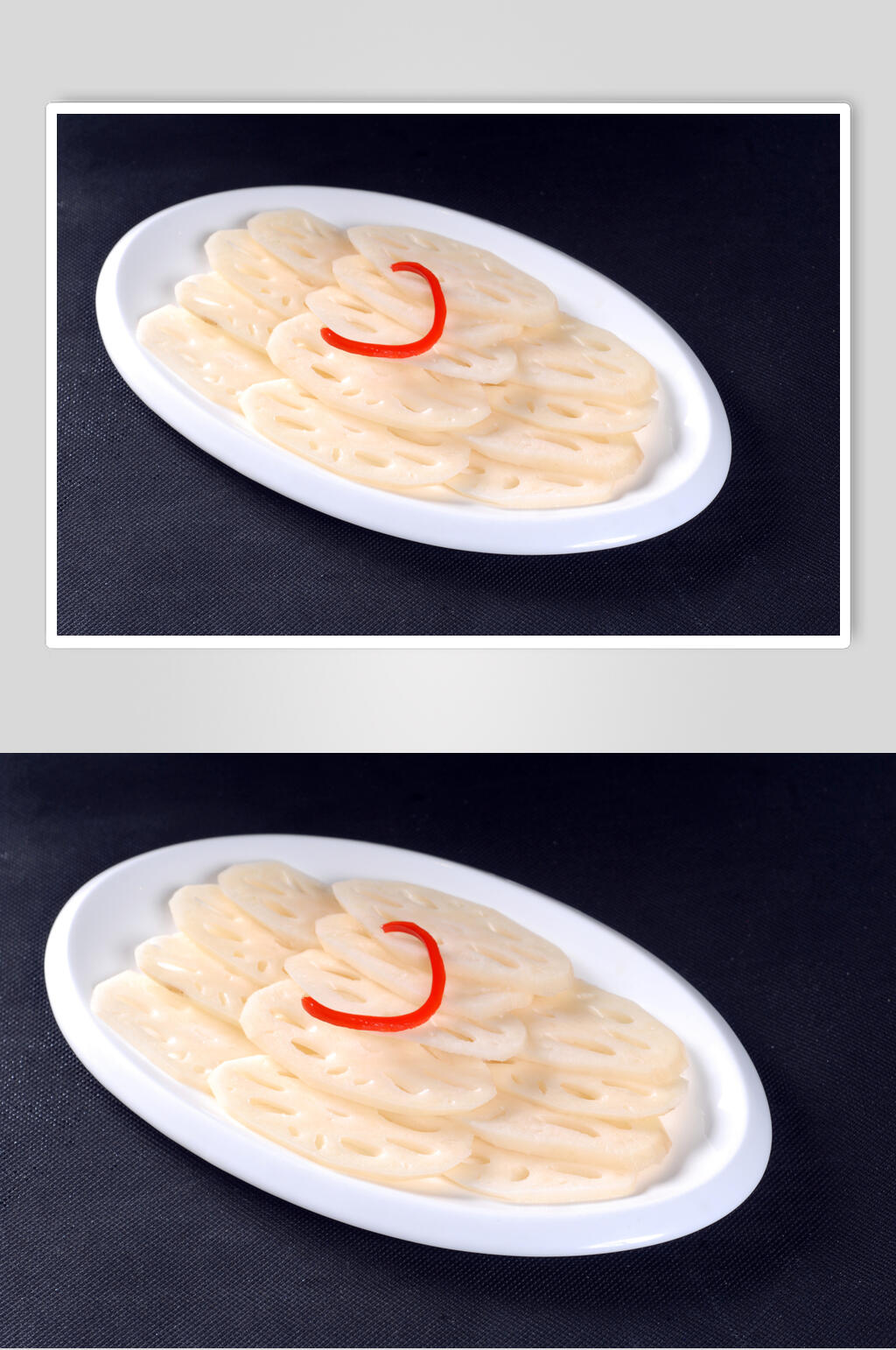 鲜香蔬菜藕片图片素材