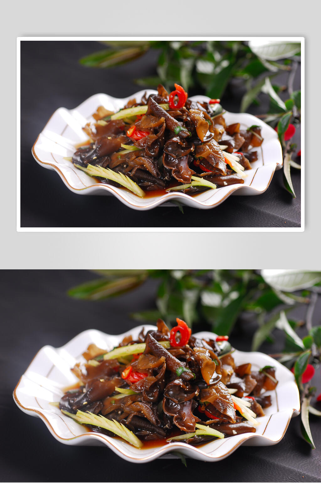 木耳凉菜素材冷拼食品摄影图片素材