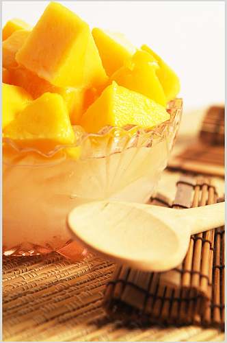 芒果糖果糕点冰品摄影图片