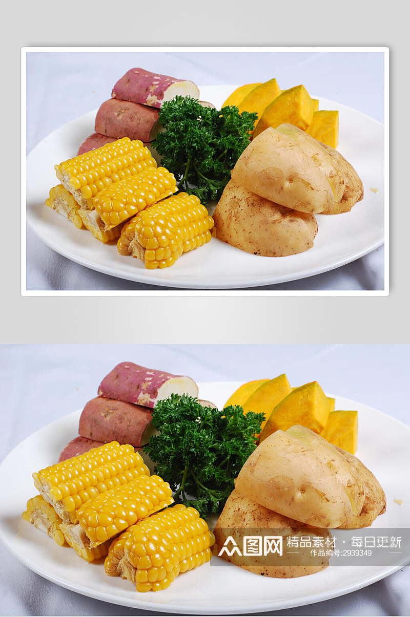 新鲜五谷杂粮凉菜素材冷拼图片素材