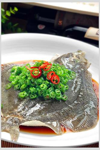 青椒多宝鱼海鲜生鲜食品摄影图片