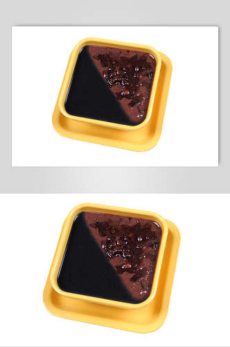 港式红豆冰沙甜品图片